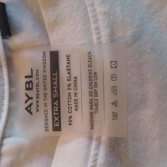 AYBL Cropped White T-Shirt - Picture 3 of 3